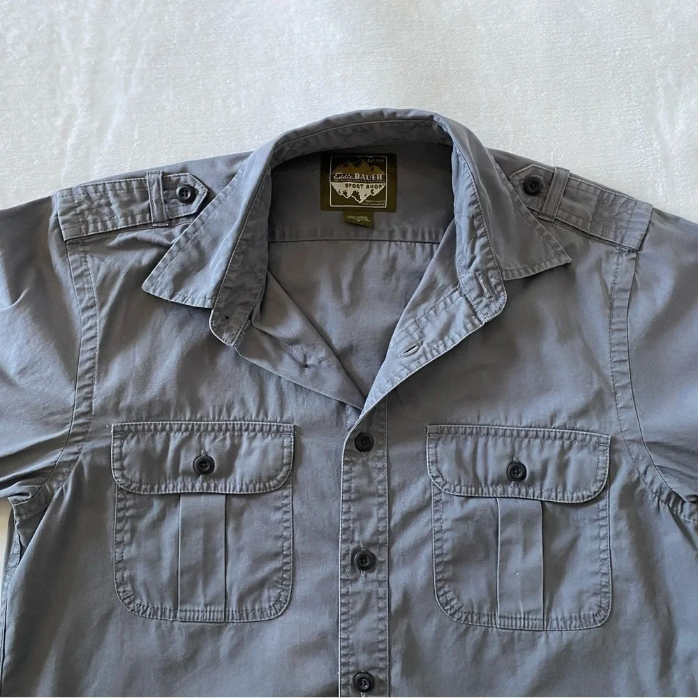 EDDIE Bauer Long Sleeve Shirt Size Medium‎